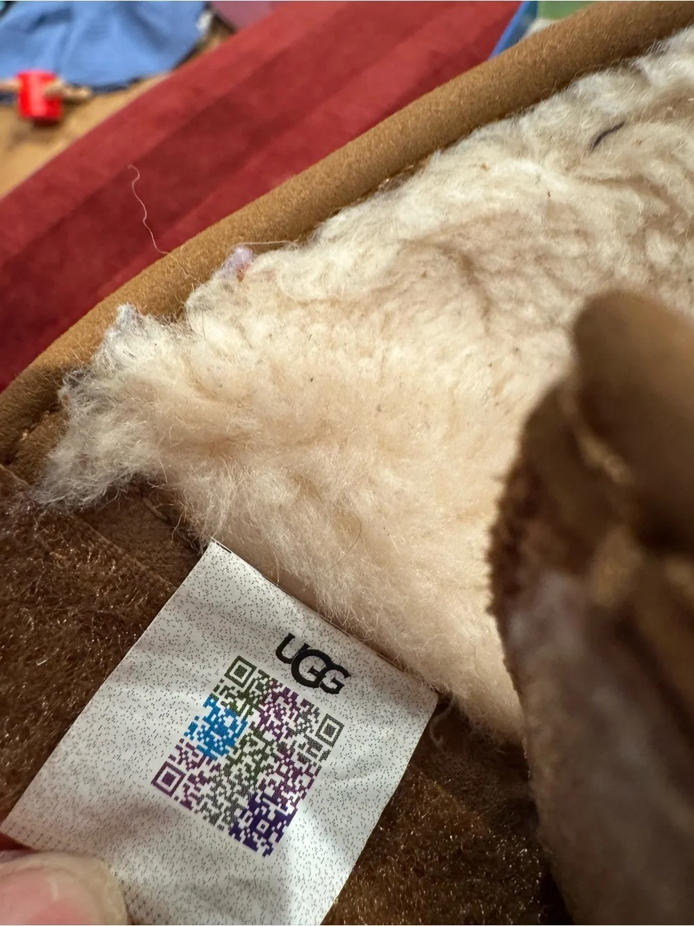 UGG Chestnut Suede Moccasin Baby Booties